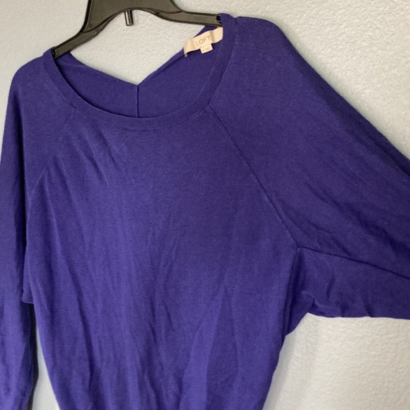 LOFT Sweater blue size medium - Picture 4 of 7